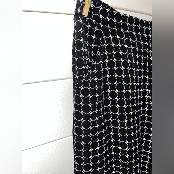 🖤 MAX STUDIO Black & White Midi Skirt – Size L - Picture 11 of 11